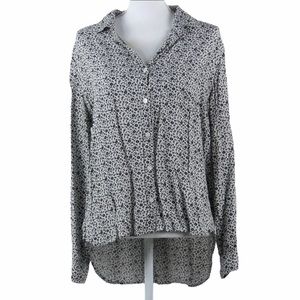 Velvet Heart Hi Low Button Down Floral Shi…